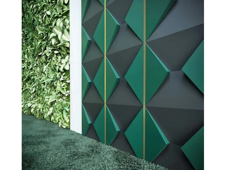 ORAC DECOR W106-Box MODERN 3D Wandpaneele 1 Karton Set mit 5 Zierlementen 0,55 m2 Weiß