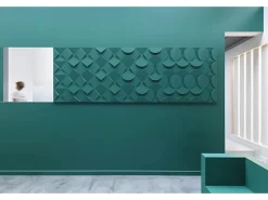 ORAC DECOR W107-Box MODERN 3D Wandpaneele 1 Karton Set mit 5 Zierlementen 0,55 m2 Weiß