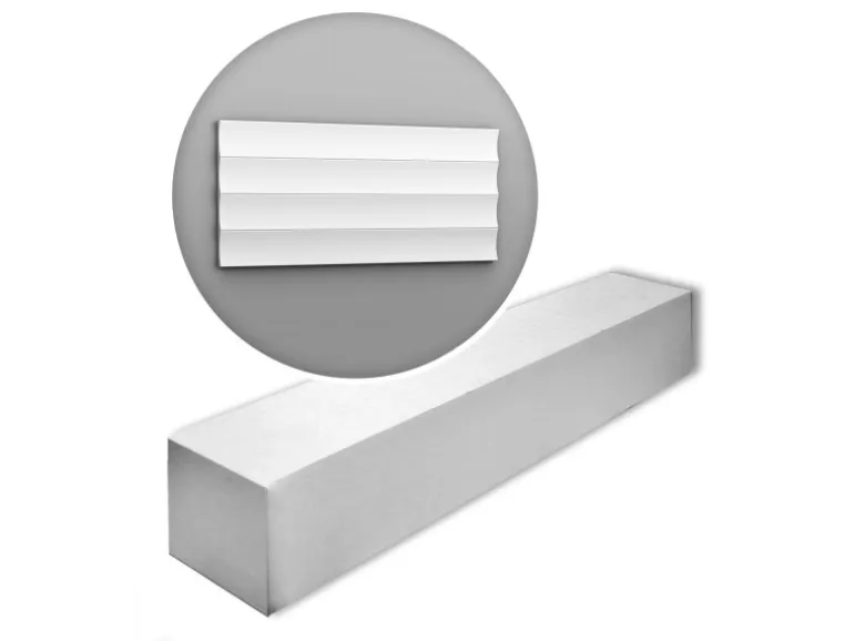 ORAC DECOR W114-Box MODERN 3D Wandpaneele 1 Karton mit 10 Zierlementen 20 m Weiß