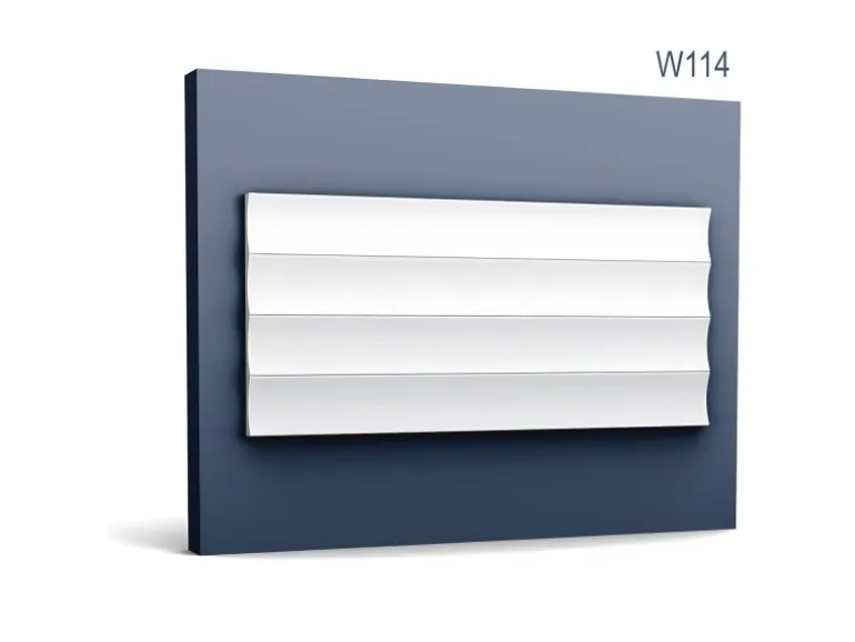 ORAC DECOR W114-Box MODERN 3D Wandpaneele 1 Karton mit 10 Zierlementen 20 m Weiß