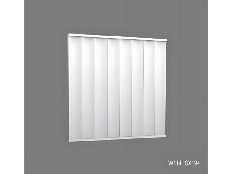 ORAC DECOR W114-Box MODERN 3D Wandpaneele 1 Karton mit 10 Zierlementen 20 m Weiß