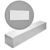 ORAC DECOR W108-Box MODERN 3D Wandpaneele 1 Karton mit 10 Zierlementen 20 m Weiß