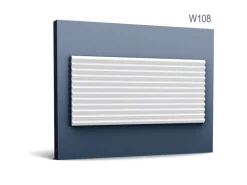 ORAC DECOR W108-Box MODERN 3D Wandpaneele 1 Karton mit 10 Zierlementen 20 m Weiß