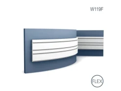 ORAC DECOR W119F MODERN BAR MIX Flexible 3D Wandpaneel Zierelement 2 m Weiß