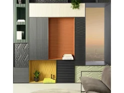 ORAC DECOR W108F MODERN ZIGZAG Flexibles 3D Wandpaneel Zierelement 2 m 200 cm x 1,8 cm x 25 cm Weiß