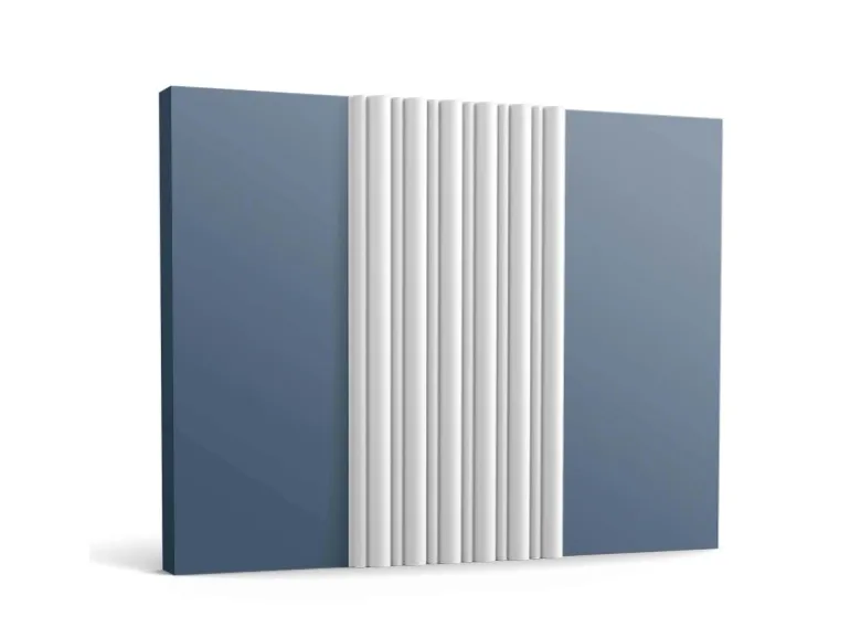 ORAC DECOR WX211 3D Wandpaneel Wandvertäfelung Akustikpaneel Stuckleiste 2 m 200 cm x 1,7 cm x 25,5 cm Weiß