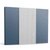 ORAC DECOR WX210 3D Wandpaneel Wandvertäfelung Akustikpaneel Stuckleiste 2 m 200 cm x 1,3 cm x 25,5 cm Weiß