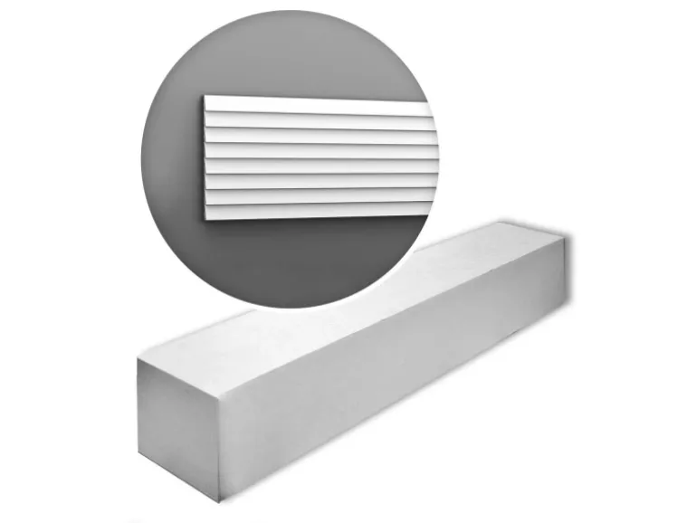 ORAC DECOR WX204-2600-Box 3D Wandpaneele 1 Karton Set 6 Zierelemente 15,6 m Weiß