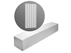 ORAC DECOR WX211-2600-Box FLUTE 3D Wandpaneele 1 Karton mit 6 Paneelen 15,6 m Weiß