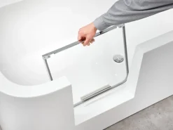 Ottofond Badewannen-Set Free-Gate 180 cm x 80 cm Rechts inkl. Ablaufgarnitur