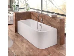 Ottofond Badewannen-Set Spirit 180 cm x 80 cm Weiß Rechts