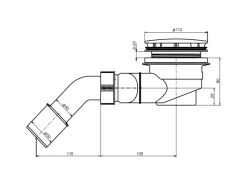 Ottofond Duschwannen-Set Quadrat 90 cm x 90 cm Weiß