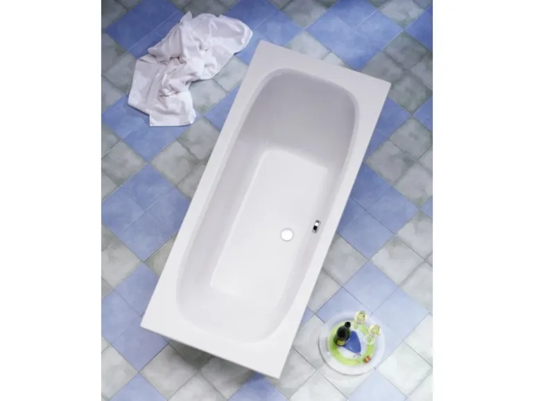 Ottofond Körperform-Badewanne Malta 180 cm Weiß