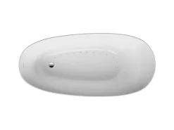 Ottofond Whirlpool Aviva Komfort-Silentsystem 180 cm x 85 cm Bordeaux-Weiß