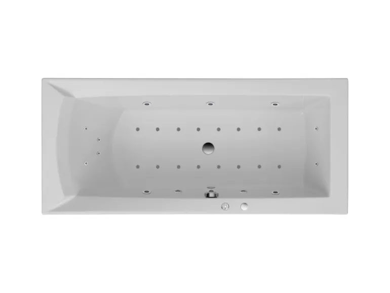 Ottofond Whirlpool Porta Exklusiv 180 cm x 80 cm Weiß