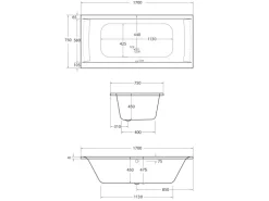 Ottofond Whirlpool-Komplettset Rosa Weiß