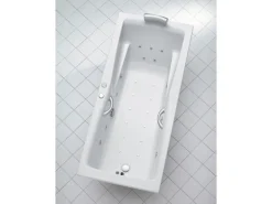 Ottofond Whirlpool-Komplettset Atlanta 180 cm x 80 cm Weiß