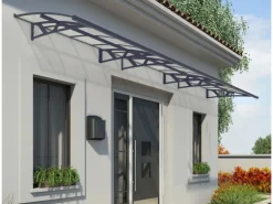 Palram - Canopia Amsterdam 6.7 x 1.4 Vordach Anthrazit klar