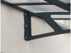 Palram - Canopia Amsterdam 6.7 x 1.4 Vordach Anthrazit klar