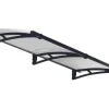 Palram - Canopia Aquila 2 x 0.9 Vordach Anthrazit klar
