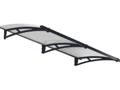 Palram - Canopia Aquila 2 x 0.9 Vordach Anthrazit klar