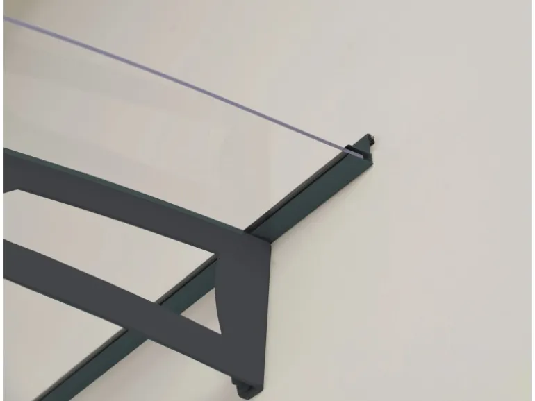 Palram - Canopia Aquila 4.5 x 0.9 Vordach Anthrazit klar