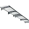 Palram - Canopia Aquila 4.1 x 0.9 Vordach Anthrazit klar