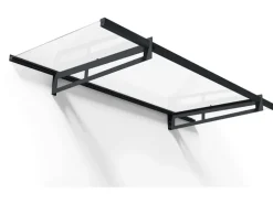 Palram - Canopia Bremen 2 x 0.9 Vordach Anthrazit klar