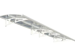 Palram - Canopia Bordeaux 4.5 x 1.4 Vordach Weiß Klar