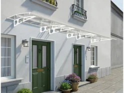 Palram - Canopia Bordeaux 6.7 x 1.4 Vordach Weiß Klar