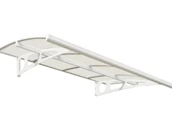 Palram - Canopia Bordeaux 2.2 x 1.4 Vordach Weiß Klar