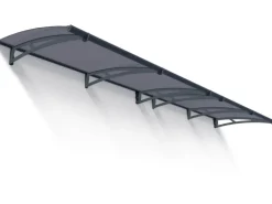 Palram - Canopia Vordach Aquila 17,5 cm x 412 cm x 91,5 cm Grau