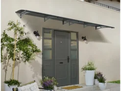 Palram - Canopia Vordach Aquila 17,5 cm x 412 cm x 91,5 cm Grau