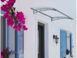 Palram - Canopia Vordach Aquila 92 cm x 151 cm Hellgrau