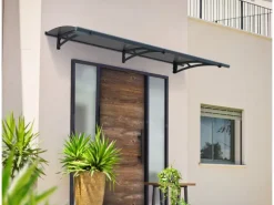 Palram - Canopia Vordach Aquila 17,5 cm x 205,5 cm x 91,5 cm Grau