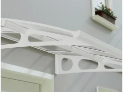 Palram - Canopia Vordach Bordeaux 139 cm x 892 cm Weiß