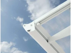 Palram - Canopia Vordach Bordeaux 139 cm x 892 cm Weiß