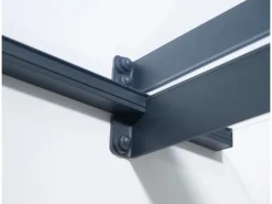 Palram - Canopia Vordach Nancy 14 cm x 301 cm x 94 Anthrazit Klar