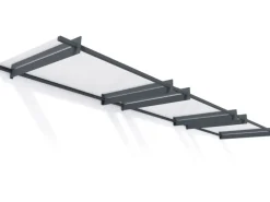 Palram - Canopia Vordach Nancy 14 cm x 452 cm x 94 Grau Klar