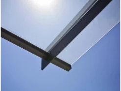 Palram - Canopia Vordach Nancy 14 cm x 452 cm x 94 Grau Klar