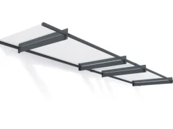 Palram - Canopia Vordach Nancy 14 cm x 411 cm x 94 Grau Klar