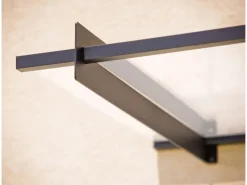 Palram - Canopia Vordach Nancy 14 cm x 411 cm x 94 Grau Klar