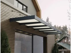 Palram - Canopia Vordach Sophia XL 565 cm x 140 cm Grau