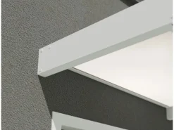 Palram - Canopia Vordach Sophia 17 cm x 160 cm x 95 cm Weiß Opal