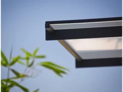 Palram Vordach Nancy Anthrazit Acrylglas klar 151 cm x 94 cm