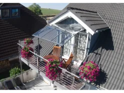 Palram-Canopia Vordach Vega 2 x 2 Grau Klar