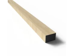 Paneel-Abschlussleiste Esche MDF Schwarz 2,7 cm x 240 cm