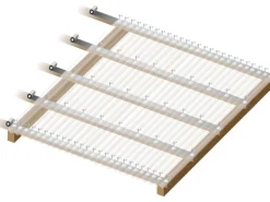 Polyesterwellbahn 76/18 Natur 150 cm x 1000 cm