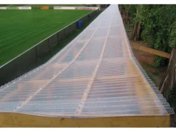 Polyesterwellbahn 76/18 Natur 150 cm x 1000 cm