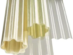 Polyesterwellbahn 76/18 Natur 150 cm x 1000 cm